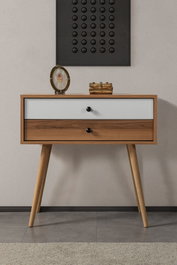 Hanah Home Vita 5207 Cómoda Nogal y Blanco